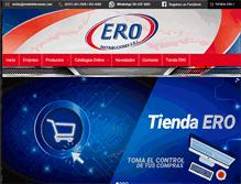 Tablet Screenshot of erodistribuciones.com